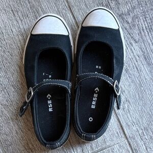 Converse Kids Black and White Mary Jane Shoes
